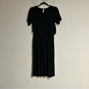 black long sleeve knit maxi dress Anya Knit Maxi Dress in Black Merino Wool Cashmere – Gabriela Hearst